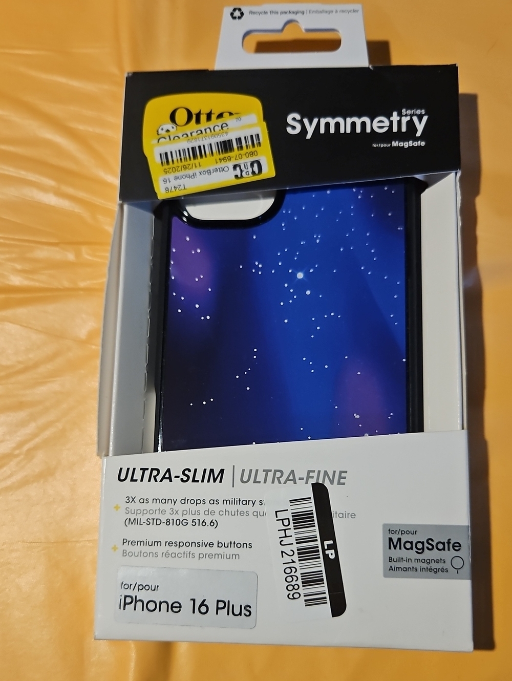 OtterBox iPhone 16 PLUS Symmetry Series Case for MagSafe - Nebula Night